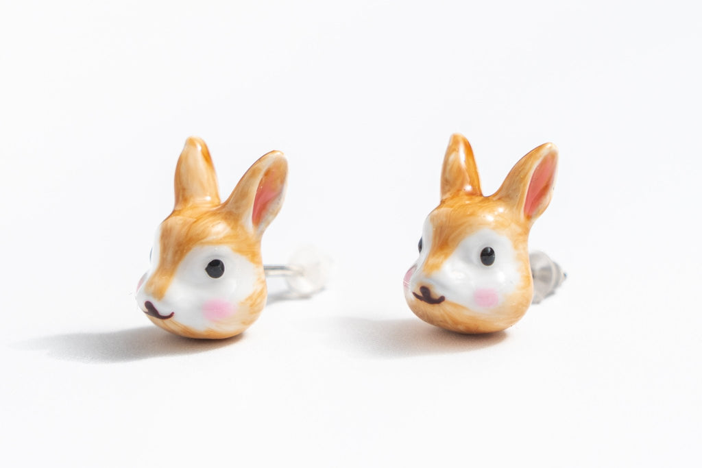 Bunny Stud Earrings - Baby's Breath Alley