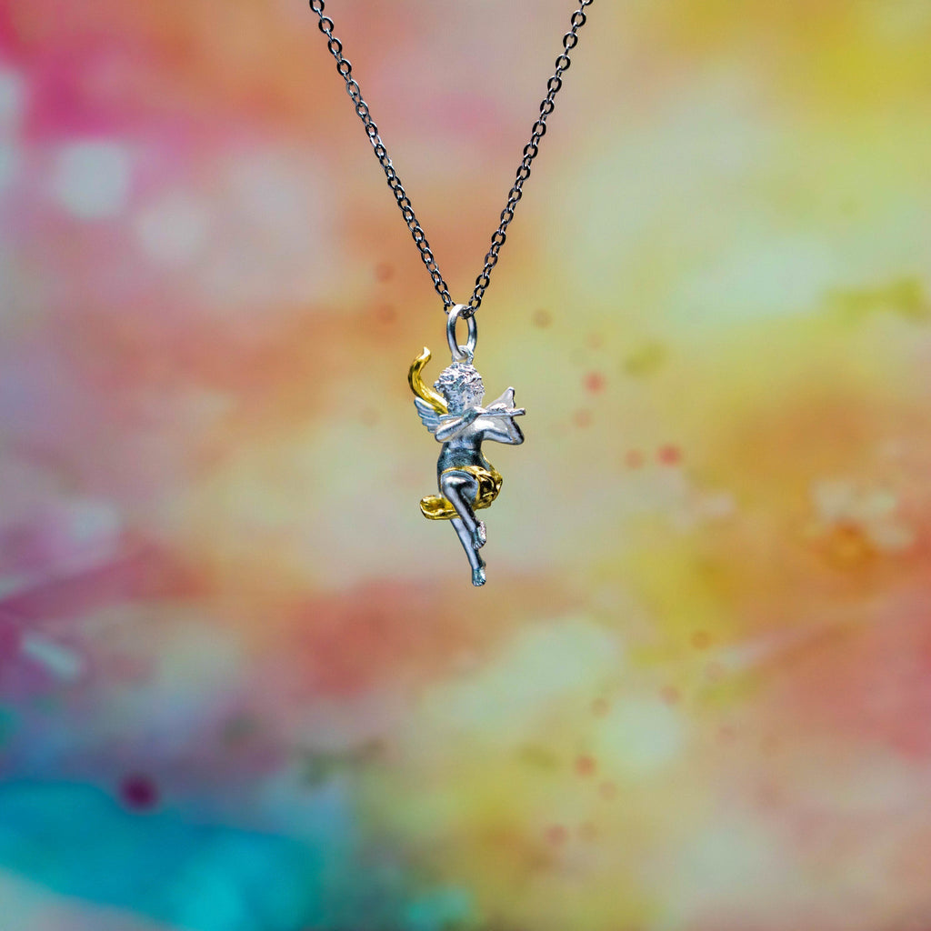 Flute Angel Necklace - Baby's Breath Alley