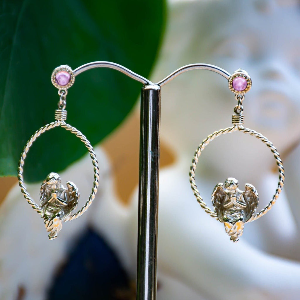 Guardian Angel Drop Earring - Baby's Breath Alley