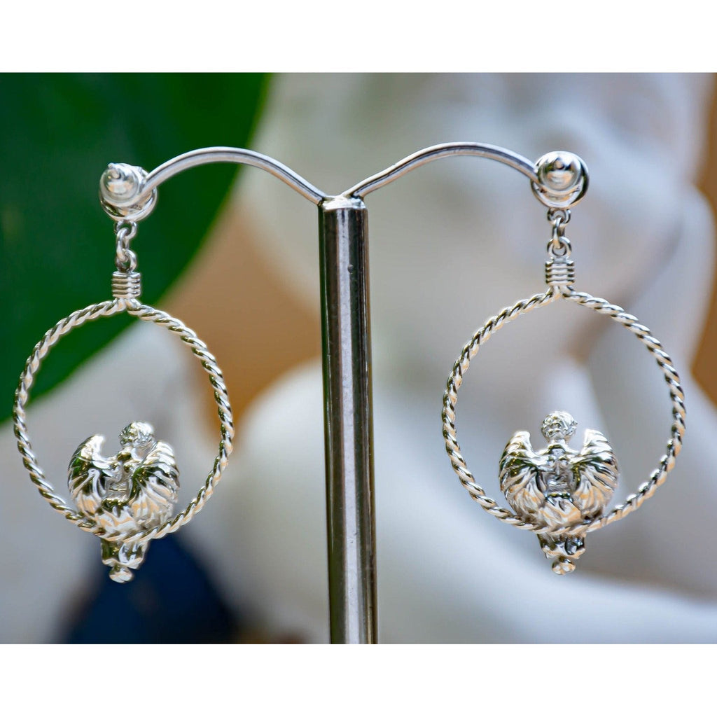 Guardian Angel Drop Earring - Baby's Breath Alley