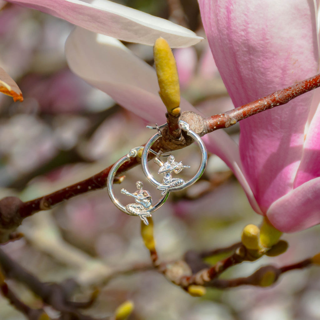 Mermaid and Merman Mismatch Hoop Earrings - Baby's Breath Alley